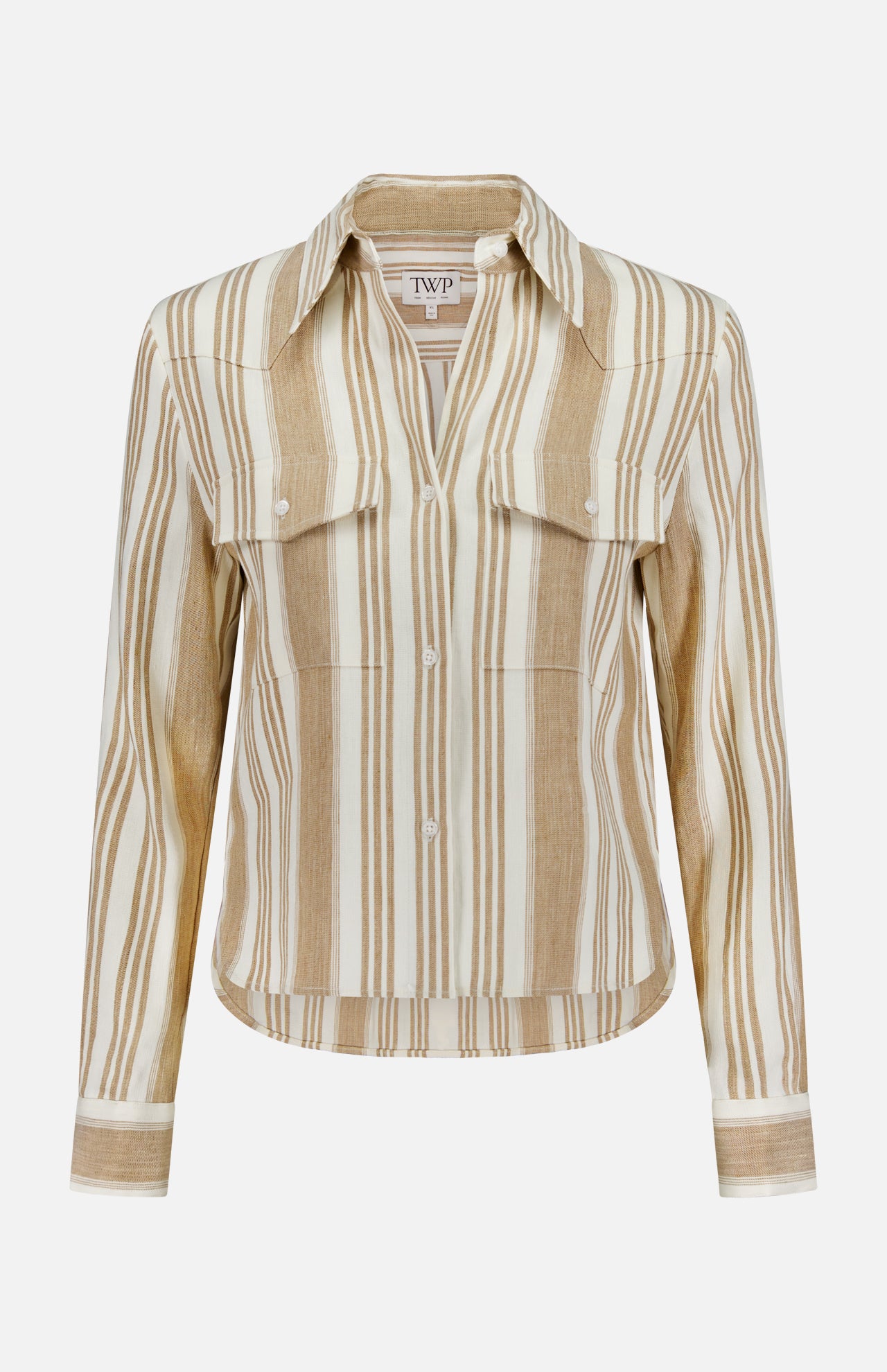 New Carter Striped Cropped Shirt (14678941139307)