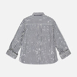 Next Morning Clear Sequin Shirt