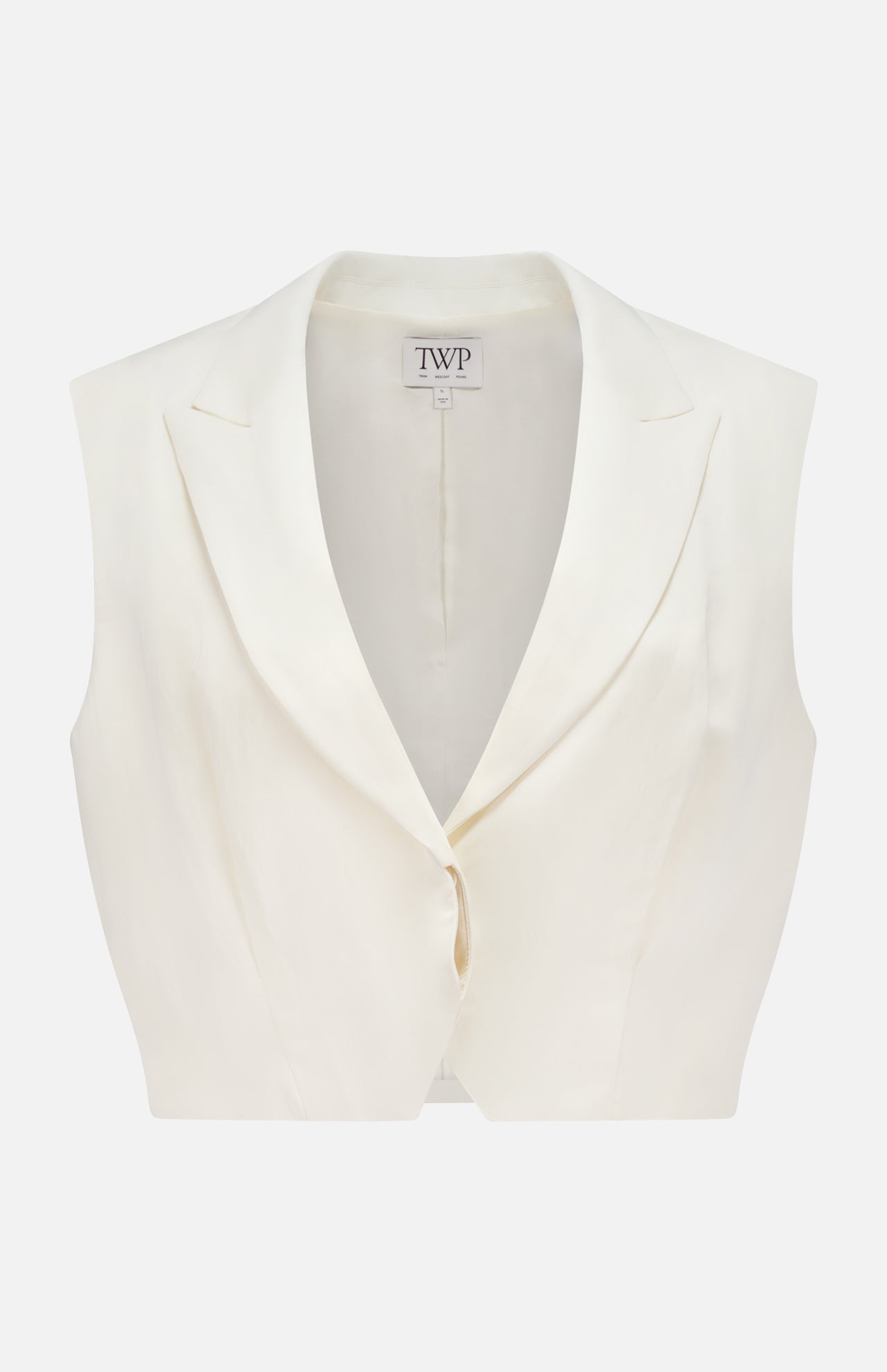 Cropped Tailored Vest (14678941073771)