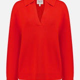 Cashmere Polo Henley Sweater (14678941237611)