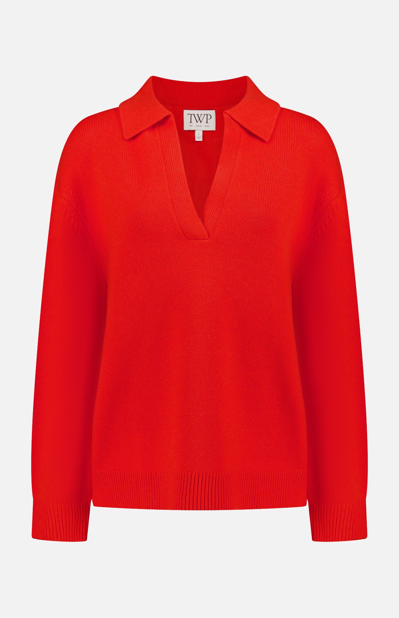 Cashmere Polo Henley Sweater (14678941237611)
