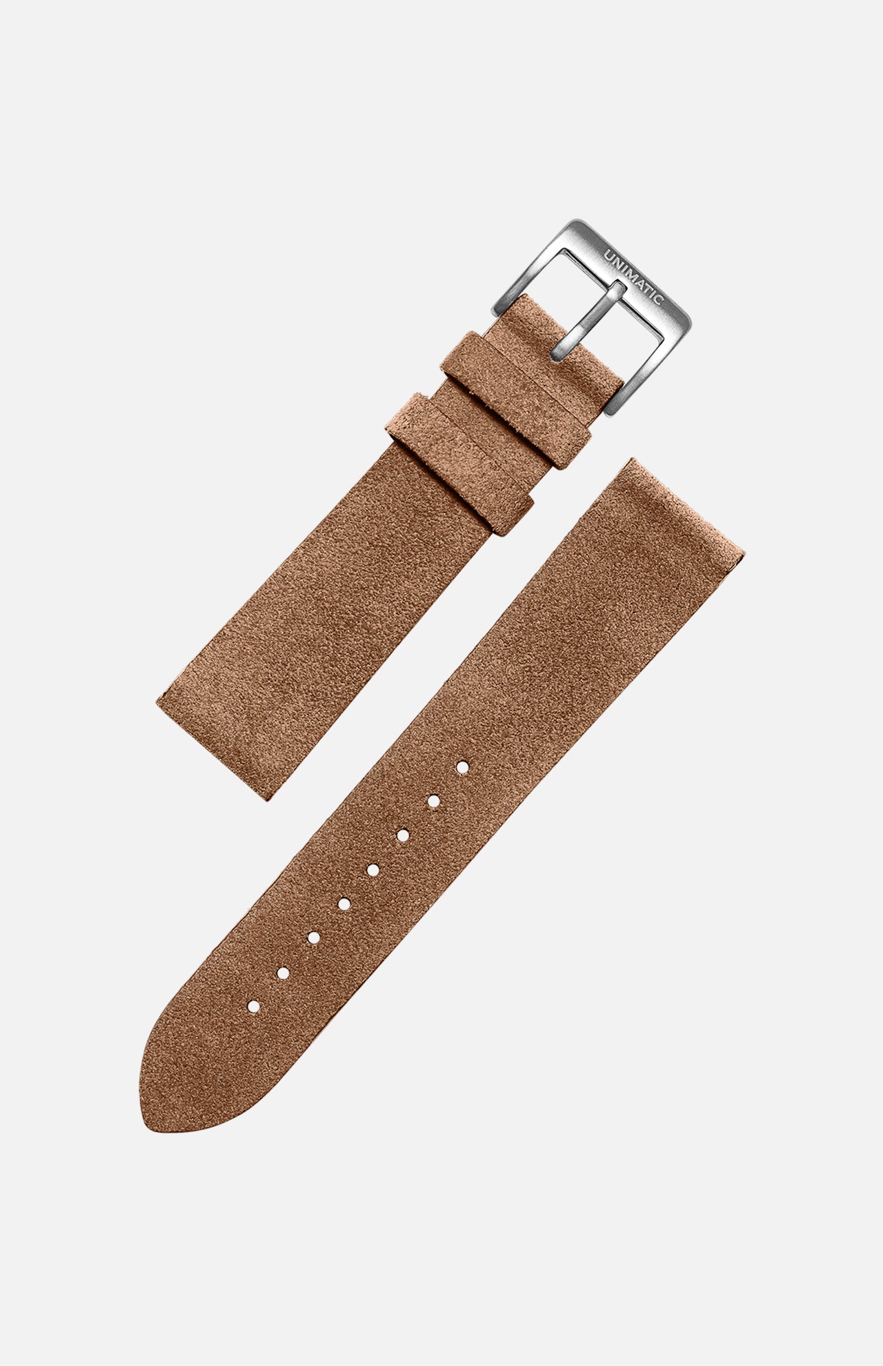 Unimatic Leather Strap Hydrovelour Briarwood (7543779164275)