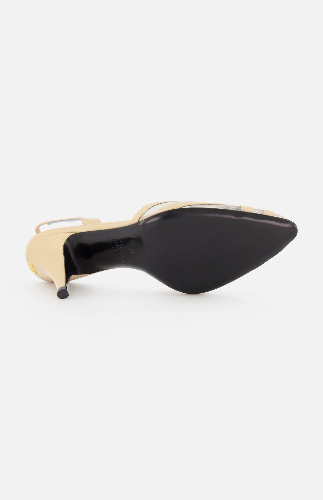 Impudance Brass Logo Slingback Pump (14673250025835)