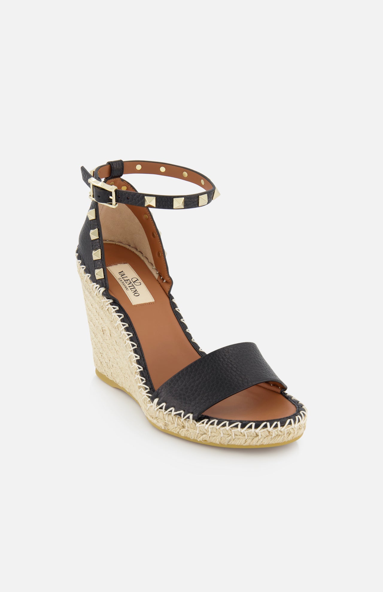 Rockstud Double Espadrillas Wedge Heel (14676373537131)