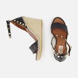 Rockstud Double Espadrillas Wedge Heel (14676373537131)