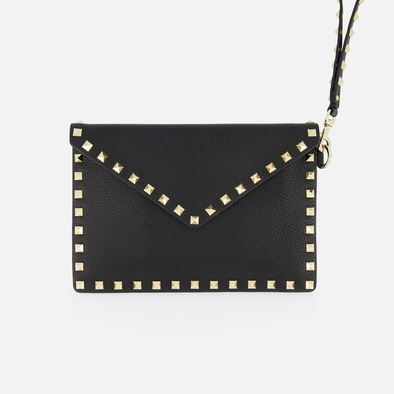 Rockstud Medium Flat Pouch (14677477589355)