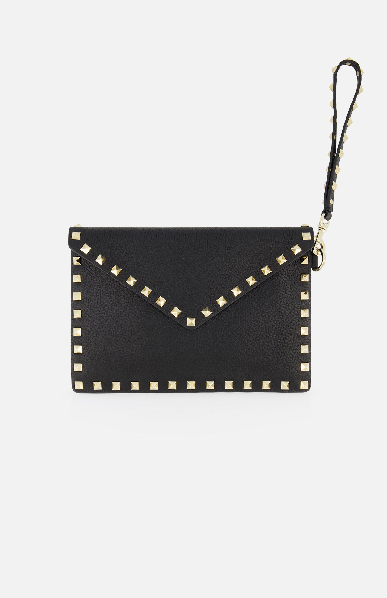 Rockstud Medium Flat Pouch (14677477589355)