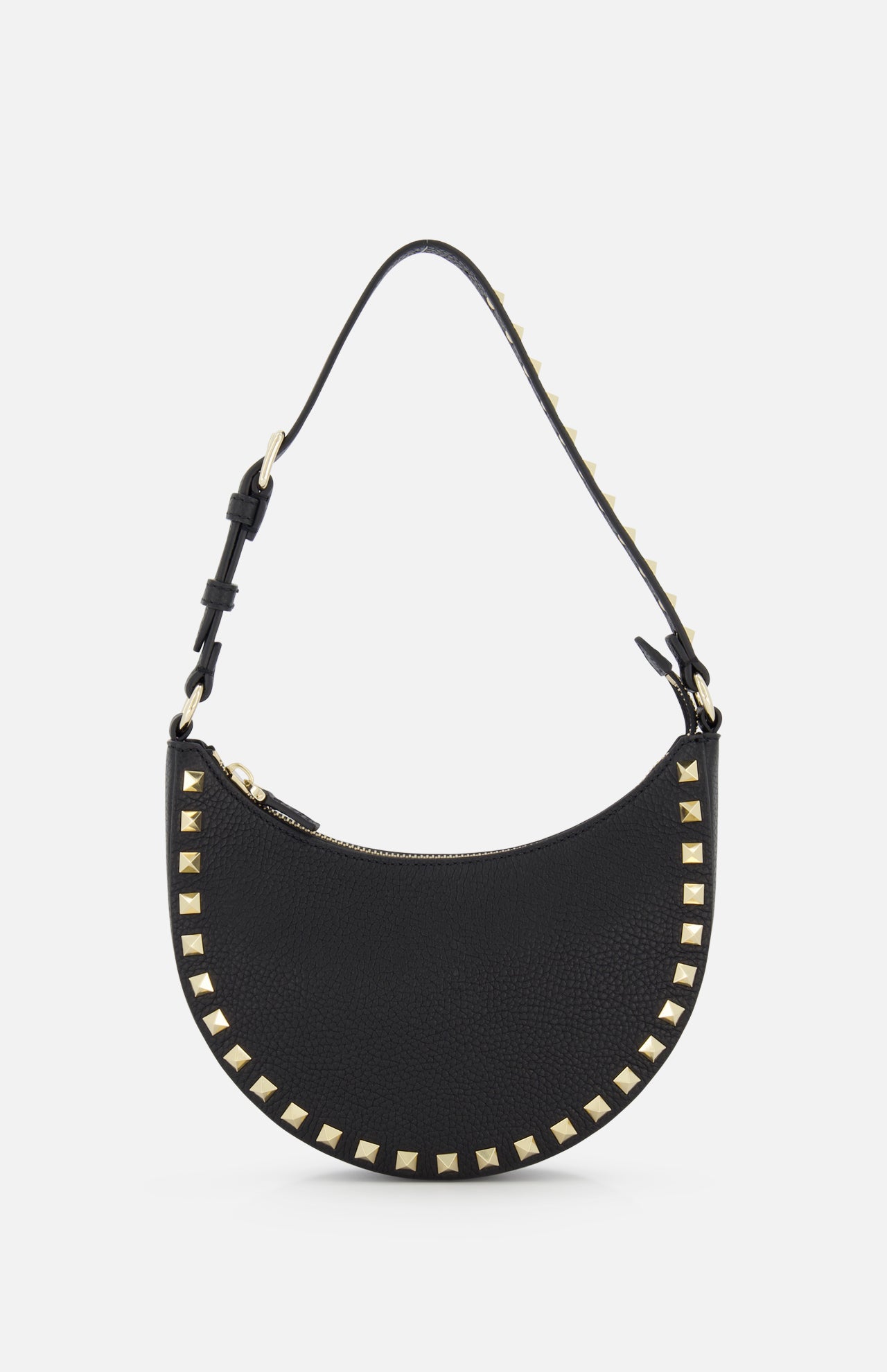 バッグ・カバンその他 Valentino Garavani Black Rockstud mini hobo bag Valentino Garavani - Valentino Garavani - Rockstud mini