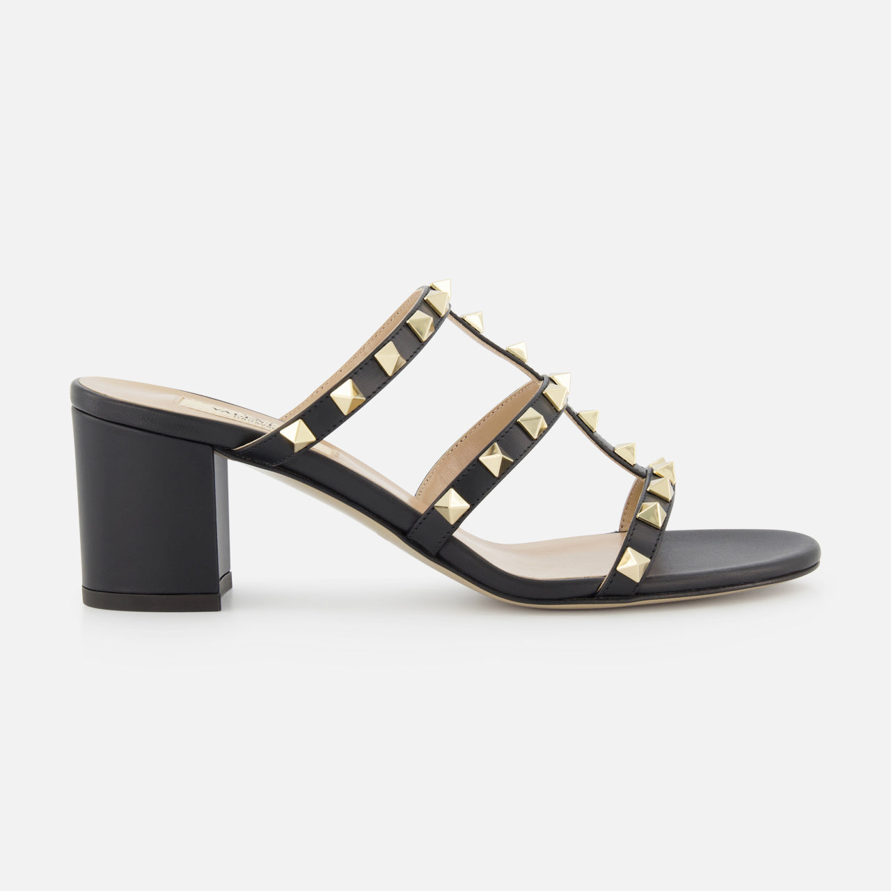 Rockstud Block Heel Slide (14676373569899)