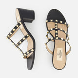 Rockstud Block Heel Slide (14676373569899)