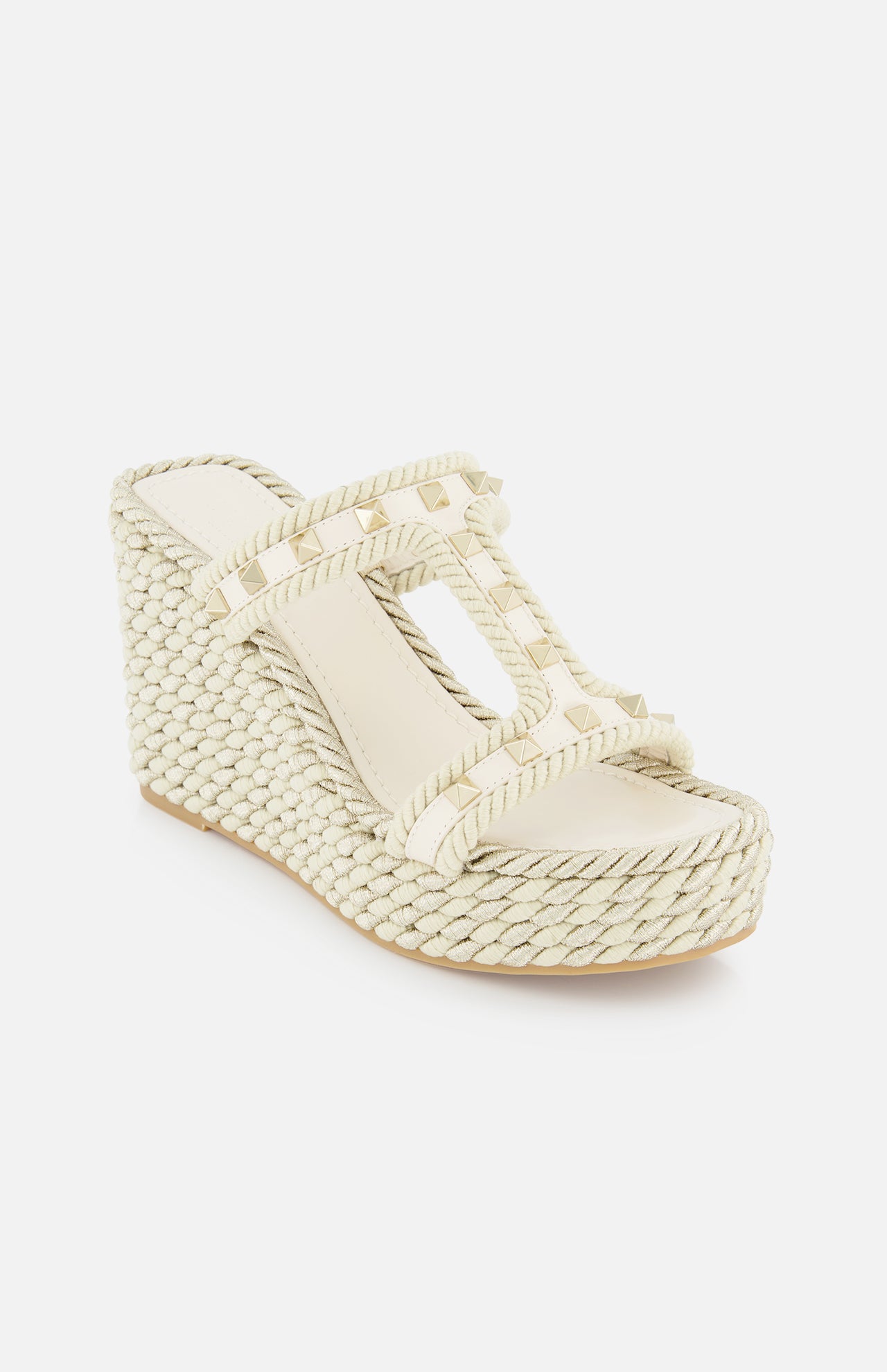 Rockstud Torchon Slide Espadrillas (7416270684275)