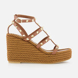 Rockstud Torchon Wedge Espadrillas