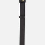 V-Logo Textured Leather Belt H.25 (14633923674475)