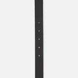 V-Logo Textured Leather Belt H.25 (14633923674475)