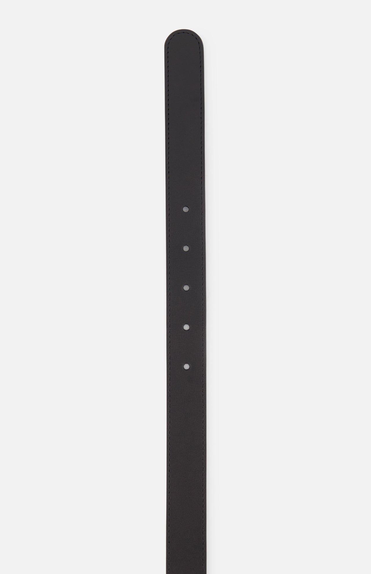 V-Logo Textured Leather Belt H.25 (14633923674475)
