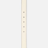 V-Logo Textured Leather Belt H.25 (14633923674475)
