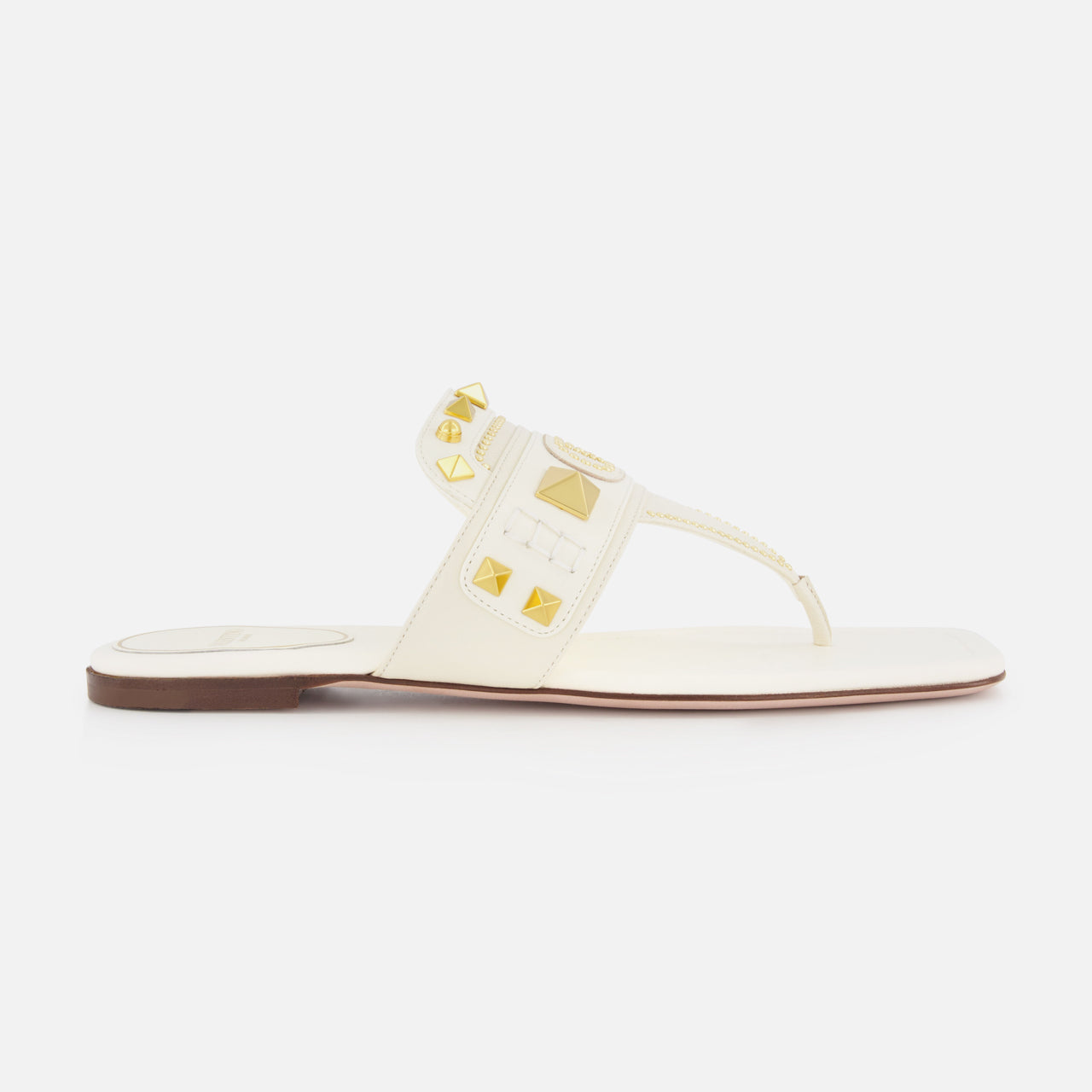 Embellished Plaster Caster Thong Sandal (7759359148147)