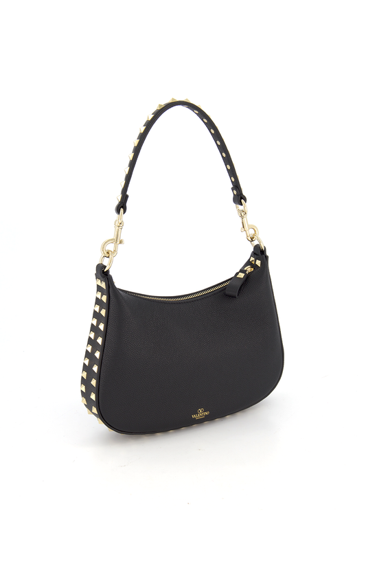 Rockstud Small Hobo Zip Top (7126197567603)