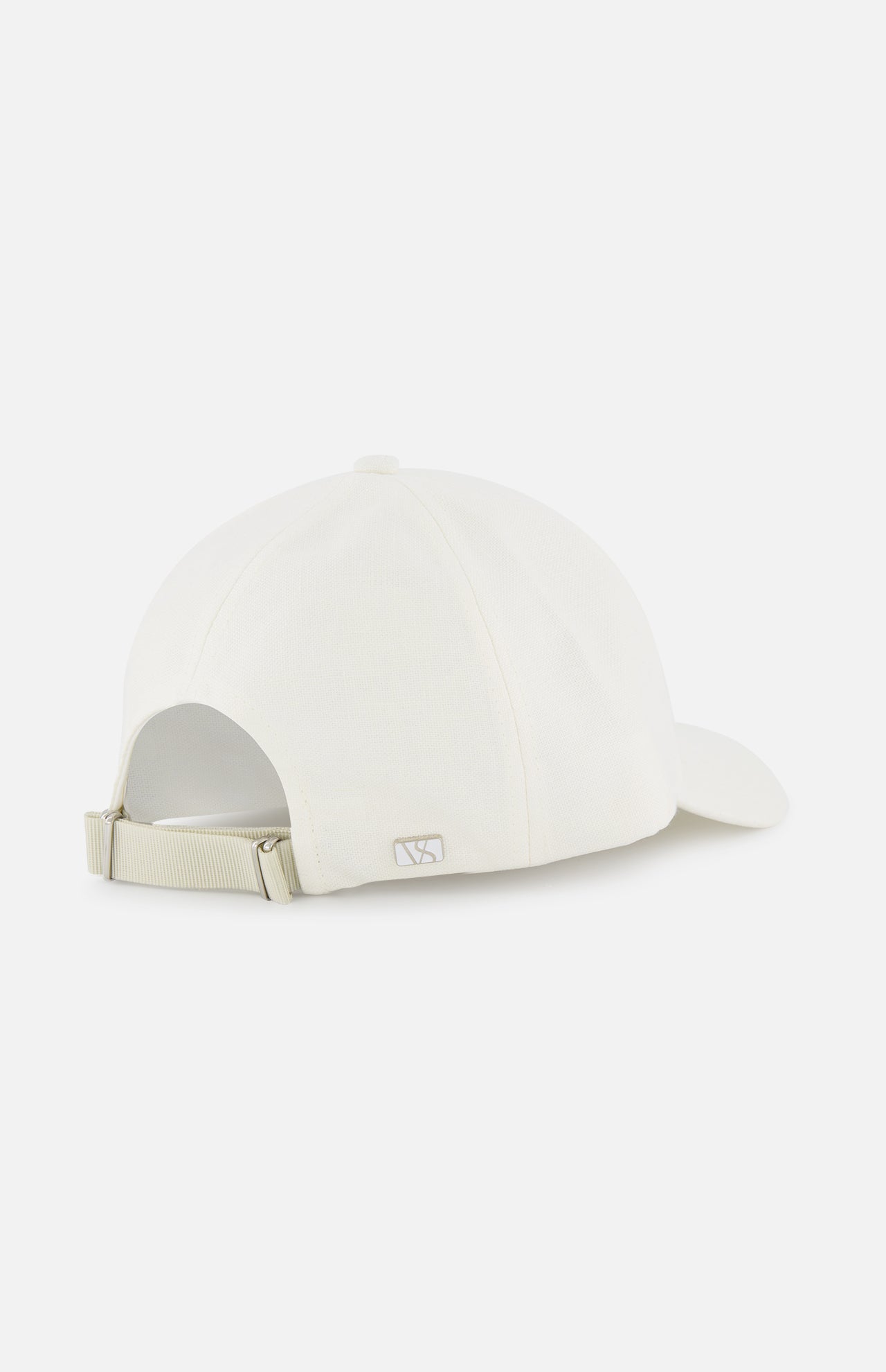 Shell White Linen Cap (7387215954035)