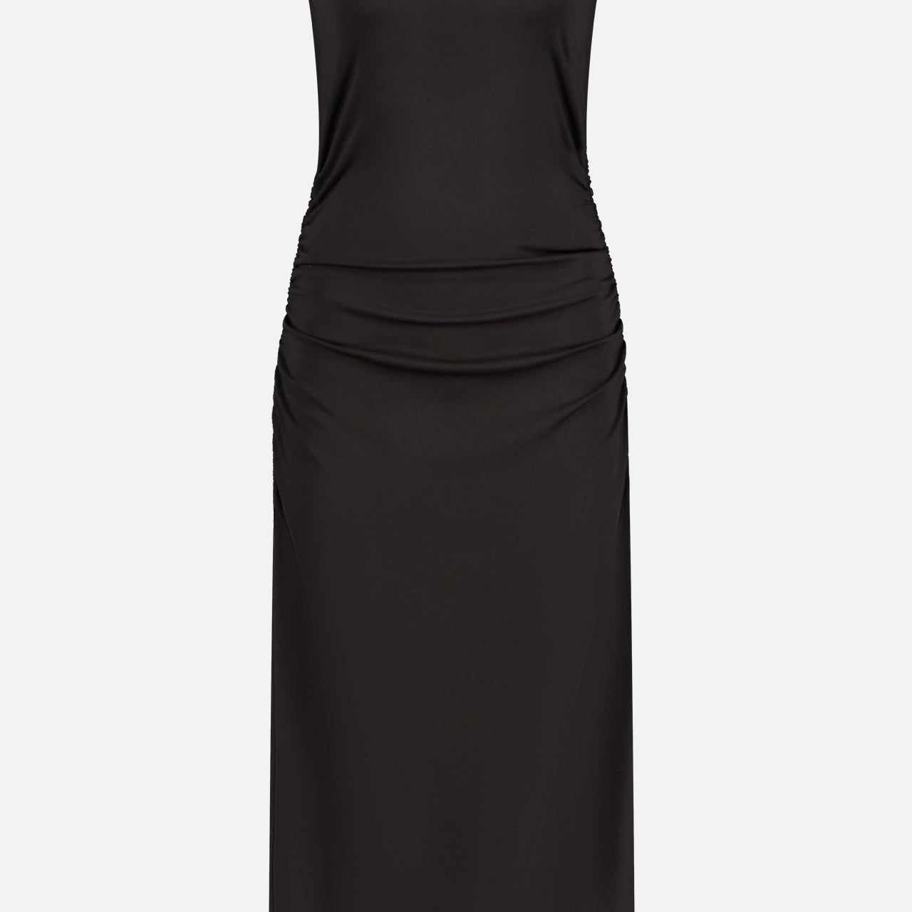 Baxter Ruched Midi Dress (14661261394283)