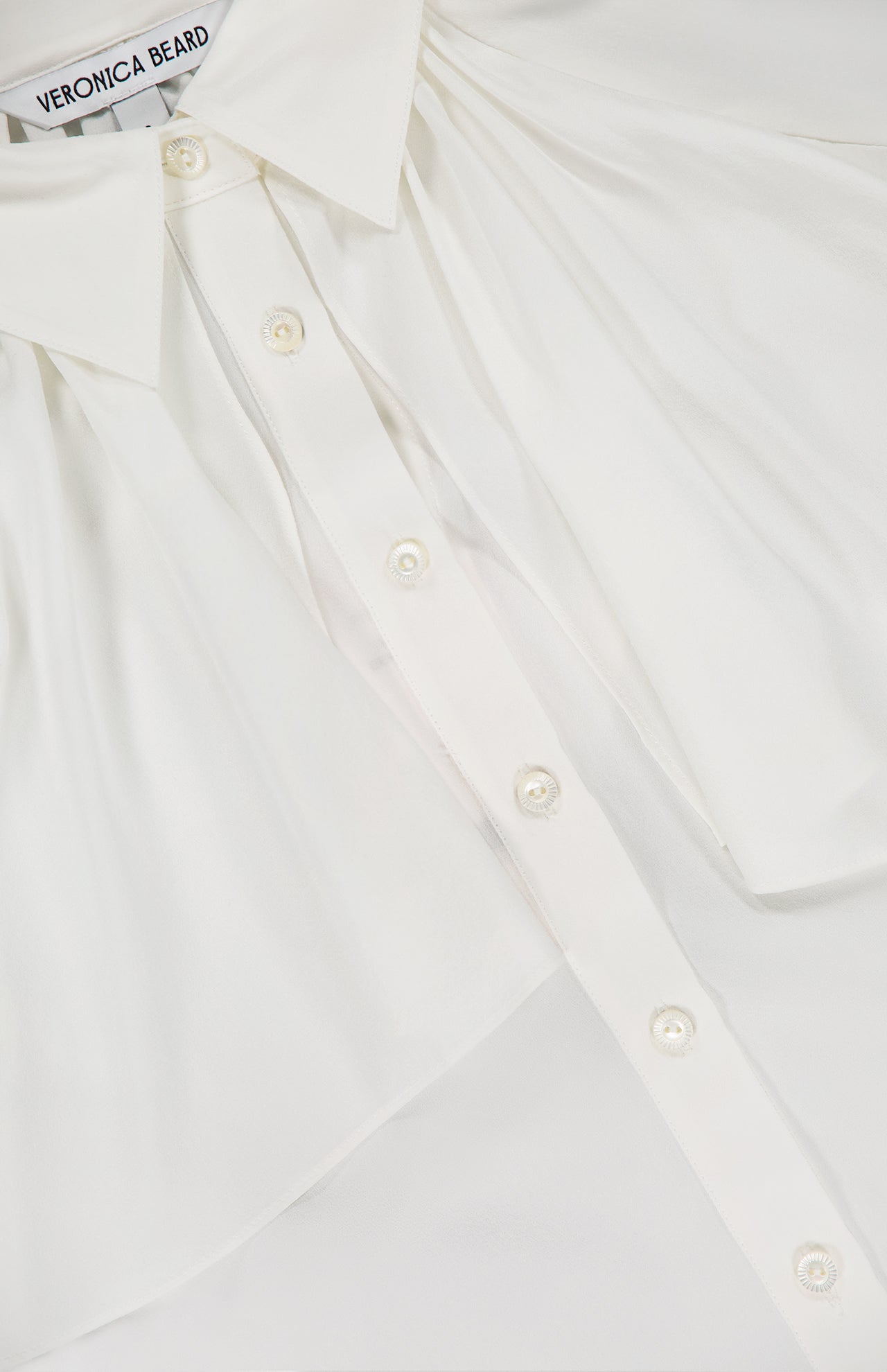 Demaris Stretch Silk Ruffle Blouse (14705844912491)