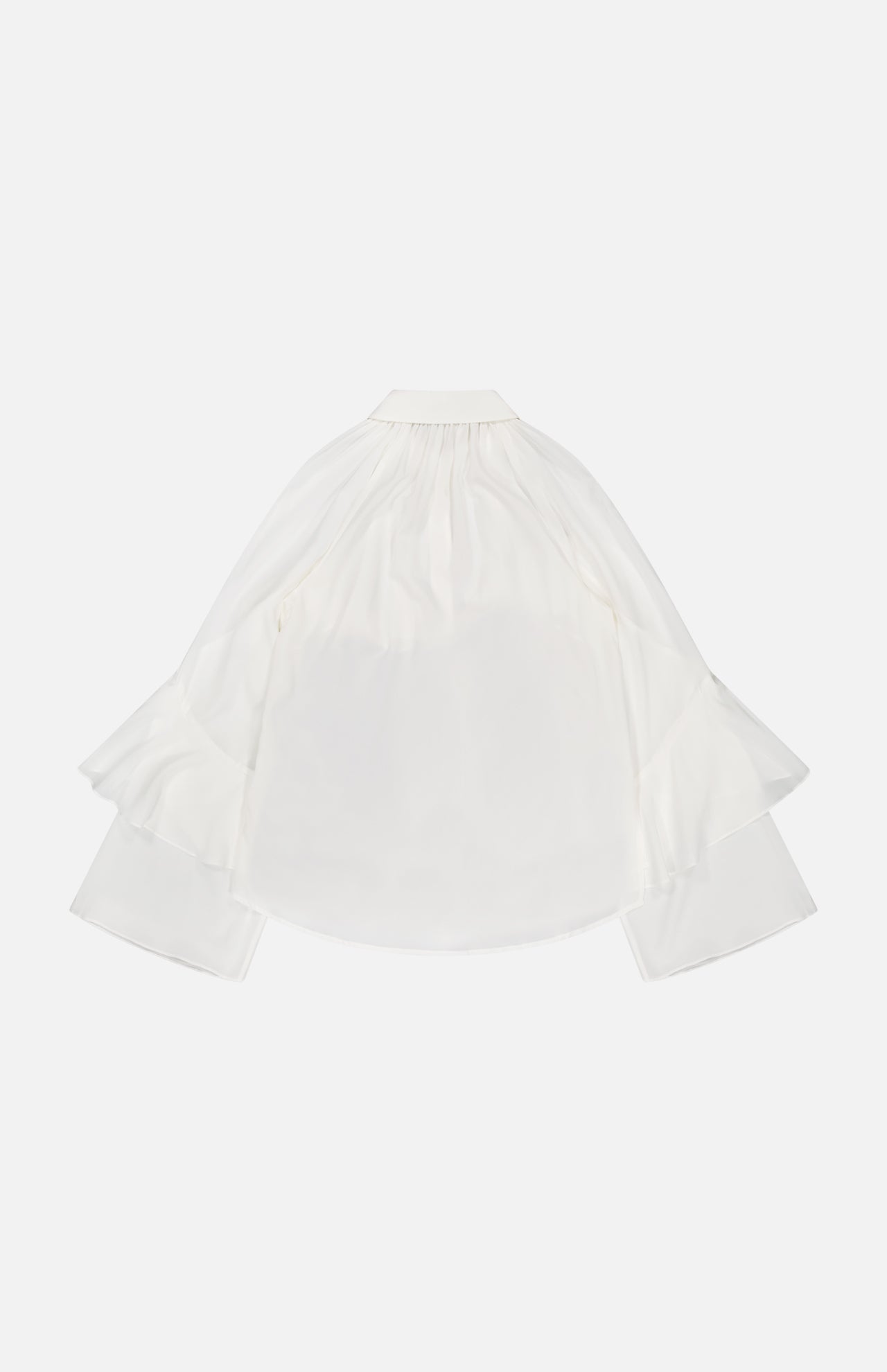 Demaris Stretch Silk Ruffle Blouse (14705844912491)