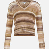 Diora Striped Pullover Sweater