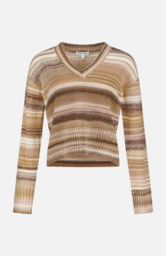 VERONICA BEARDDiora Striped Pullover SweaterA.K. Rikk's