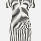 Lanier Striped Mini Dress (14682850787691)
