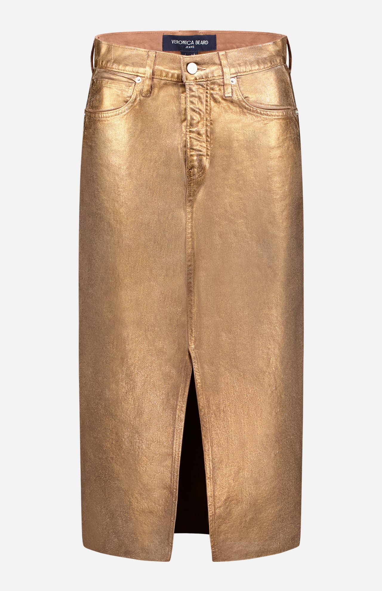 Victoria Long Midi Skirt Metal (7700189937779)