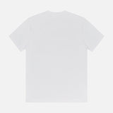 The VERSACE Cotton Jersey Versace Embroidery T-shirt is shown laid flat, back up, on a white background, highlighting its luxury Italian menswear craftsmanship and subtle embroidered logo.