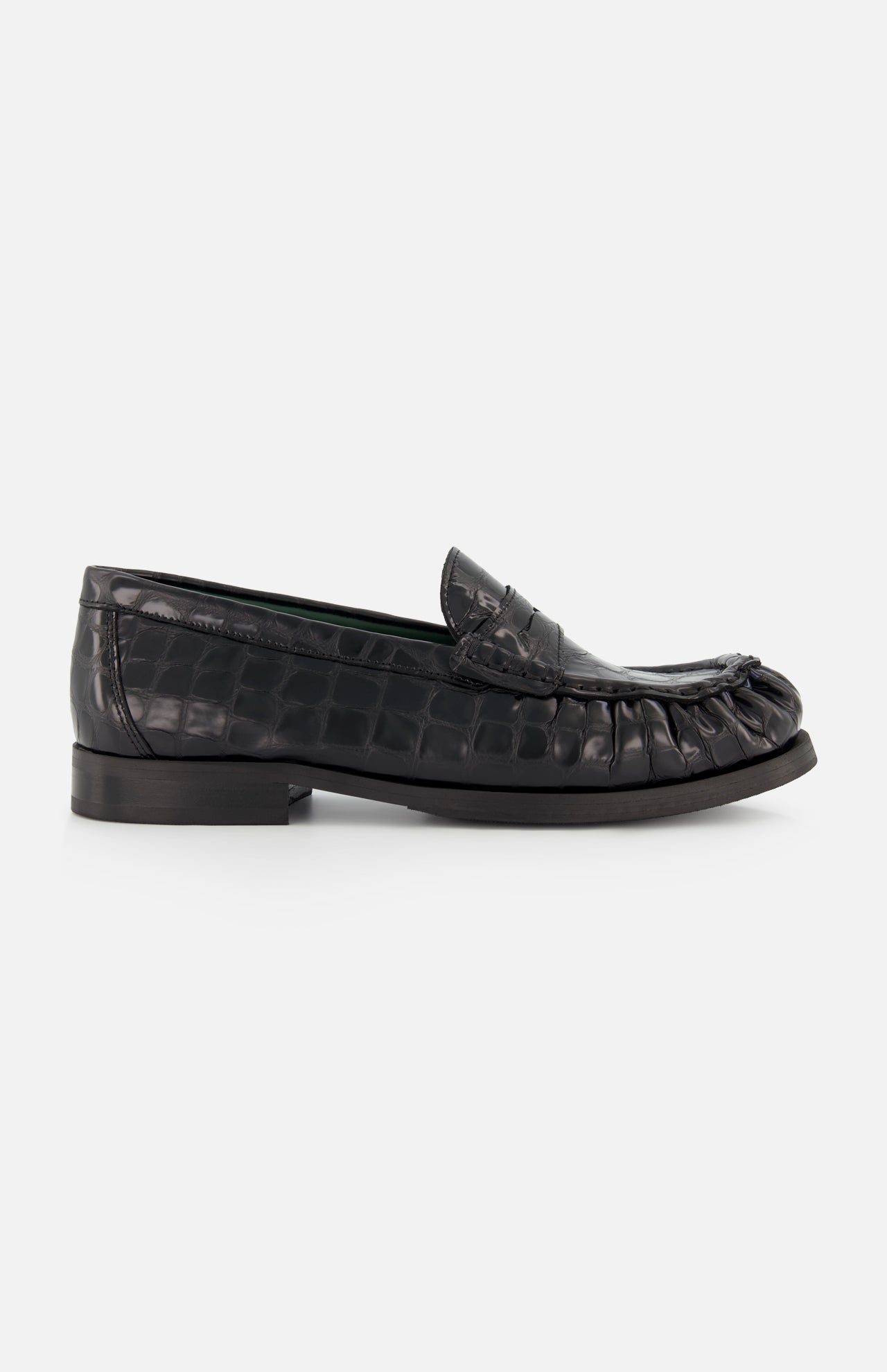 Glossy Croco Ogee Loafer (14708357497195)