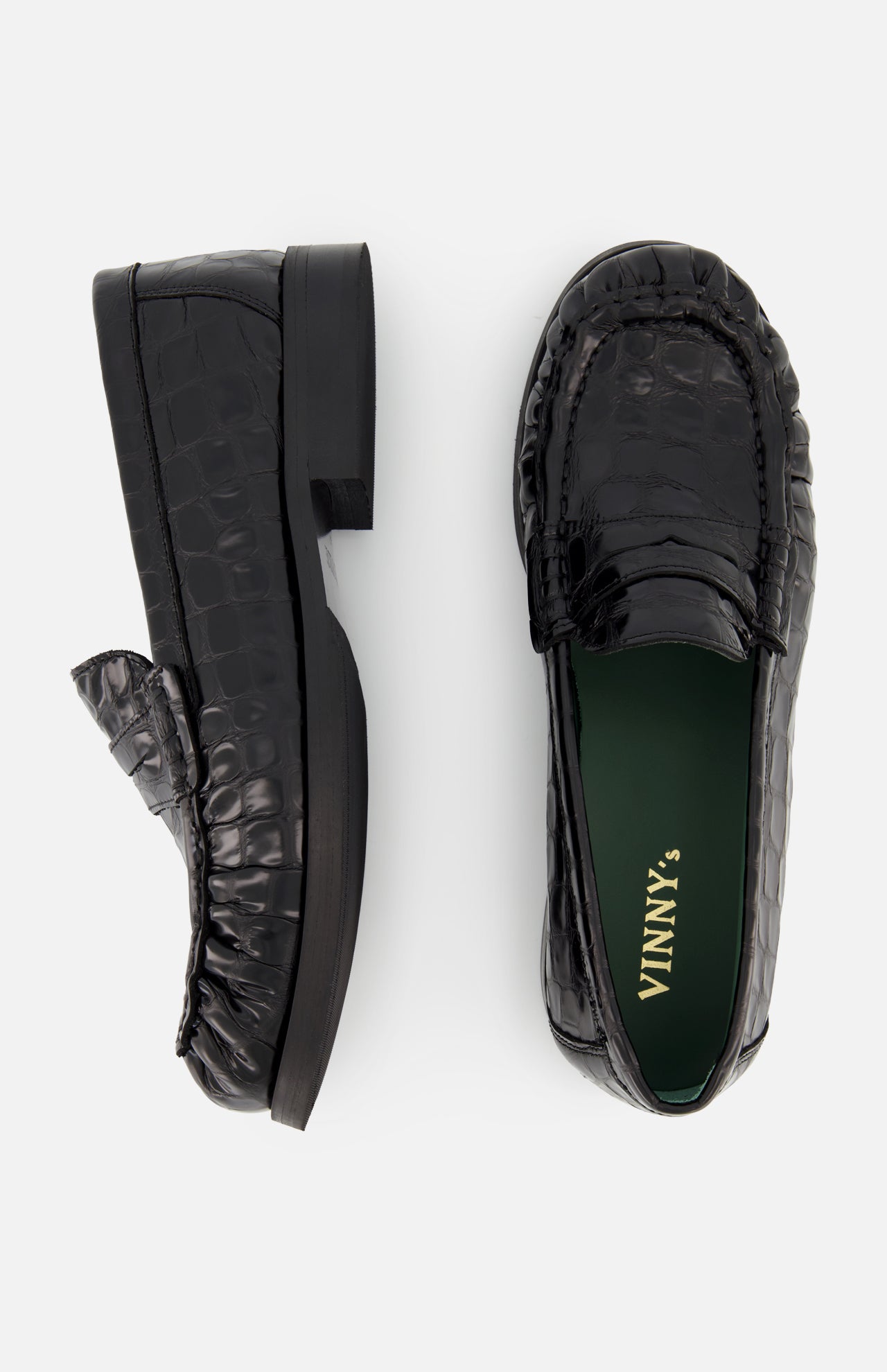 Glossy Croco Ogee Loafer (14708357497195)
