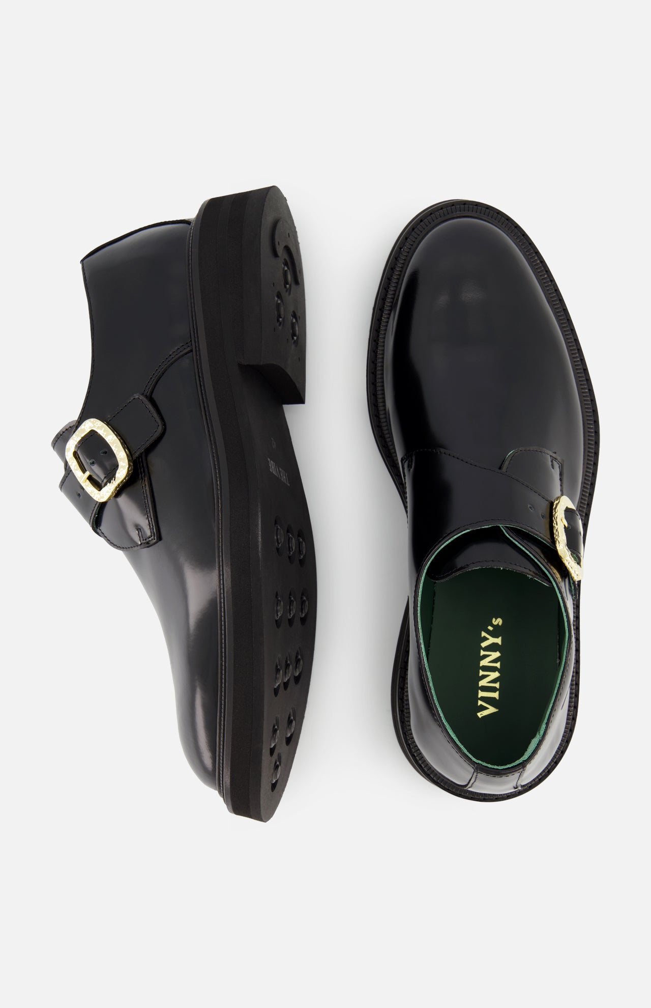 Leather Monk Strap Shoe (14708357529963)