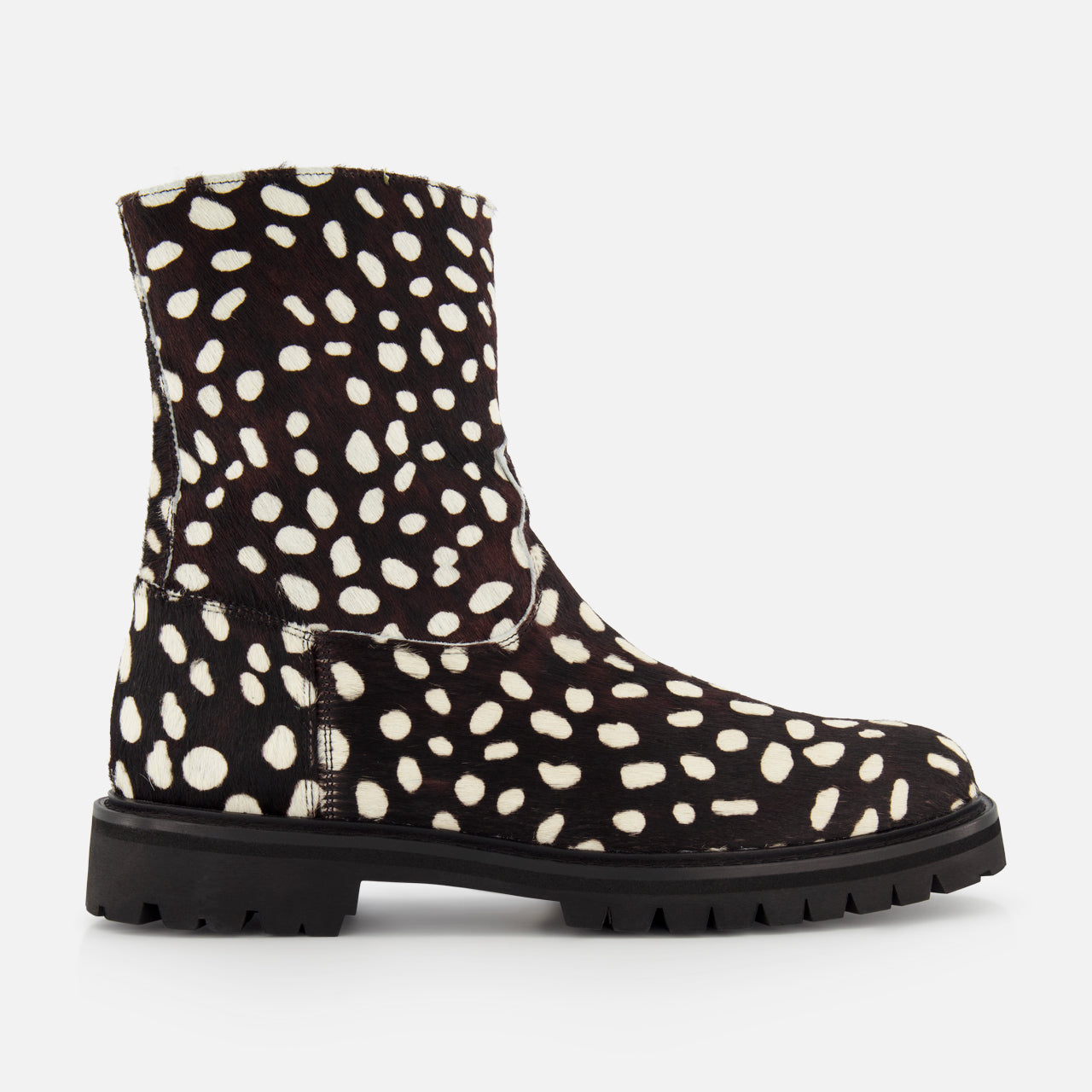 Pony Hair Moto Boot (14708357431659)