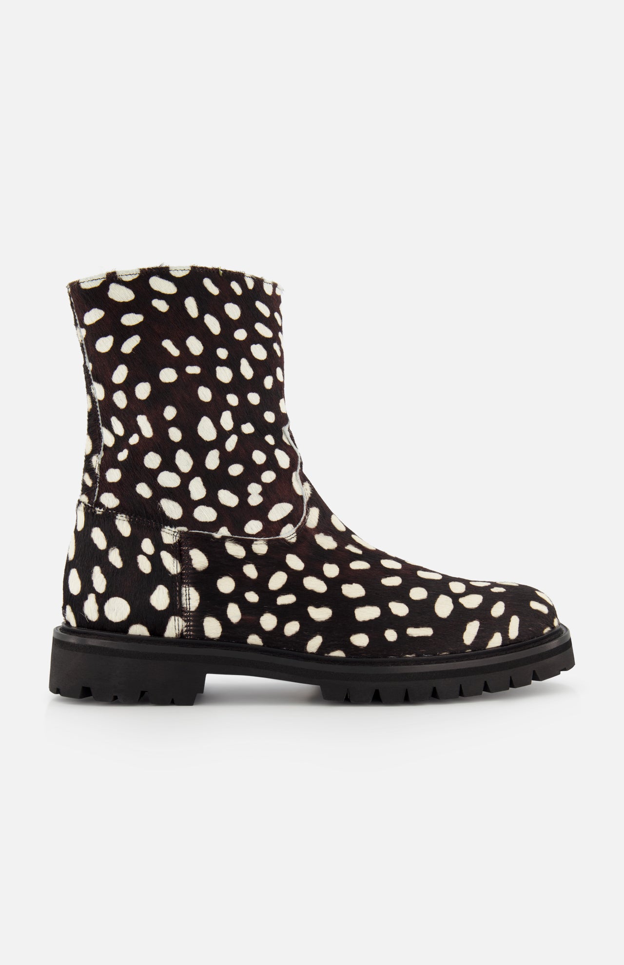 Pony Hair Moto Boot (14708357431659)