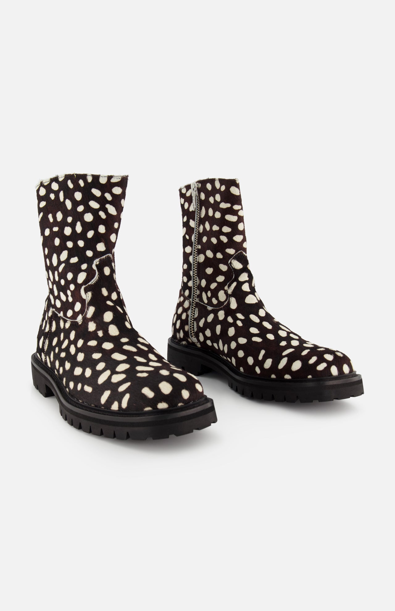Pony Hair Moto Boot (14708357431659)