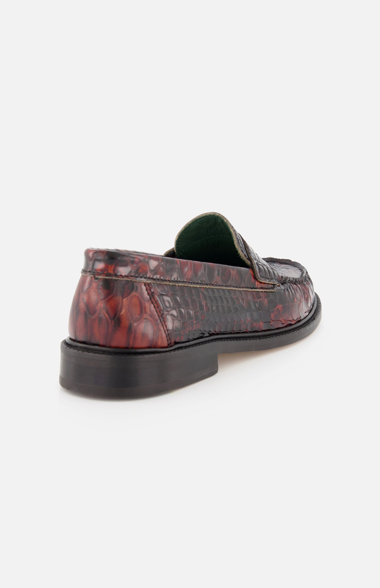 Yardee Python-embossed Mocassin Loafer (14644969013611)