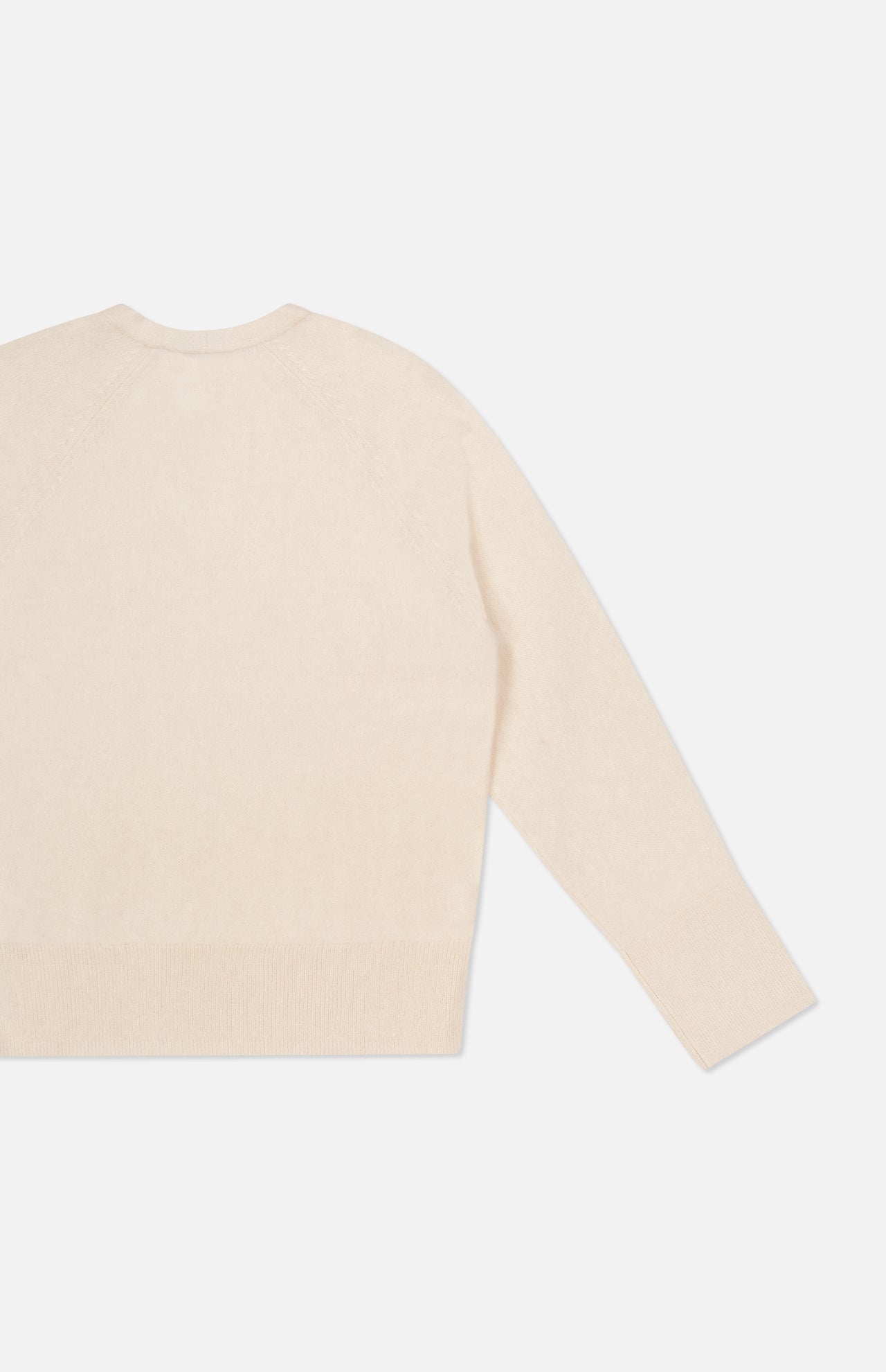 Brushed Cashmere Easy V-Neck Sweater (7730568200307)