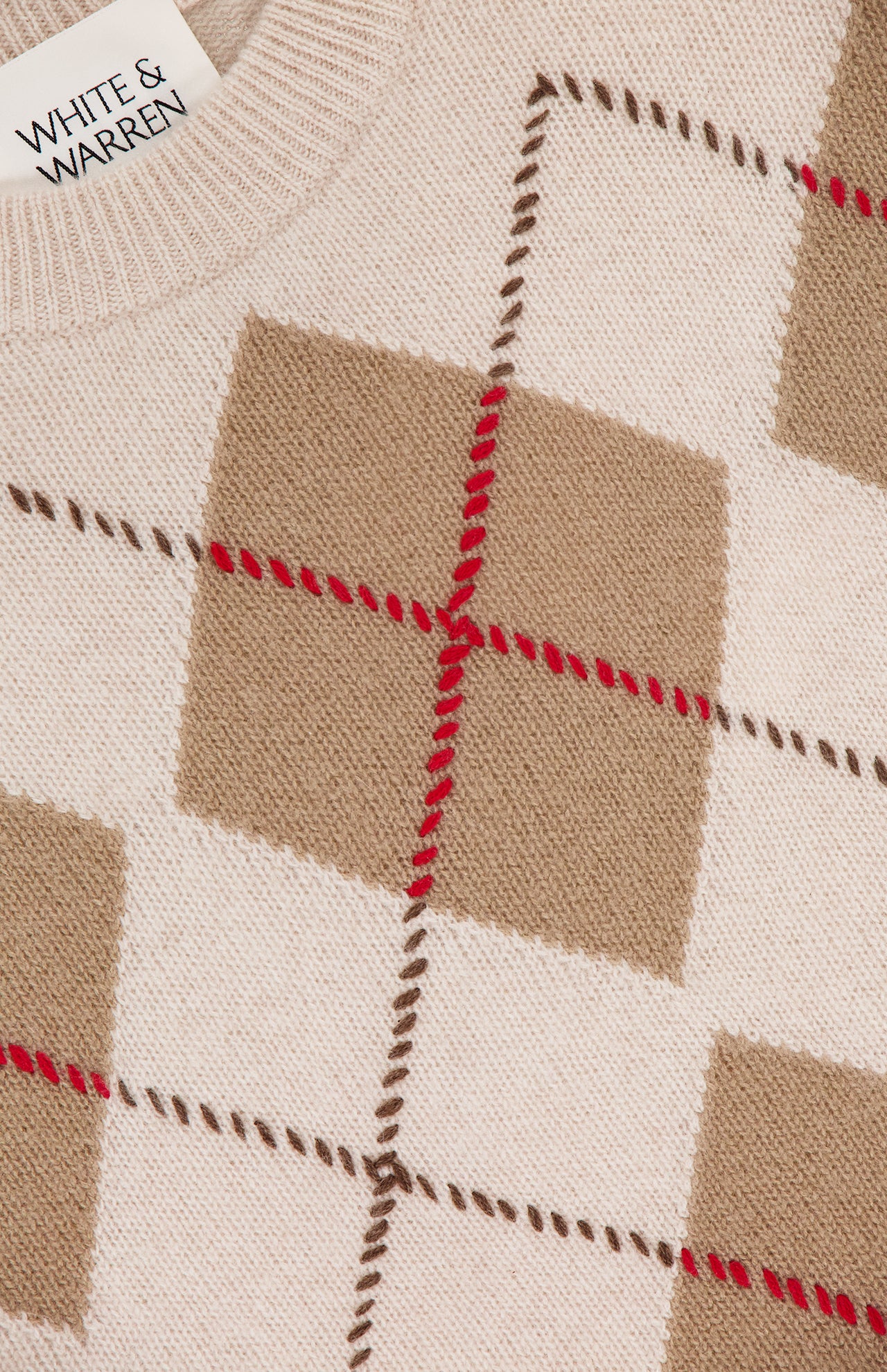 Cashmere Argyle Crewneck Sweater (14706339414379)