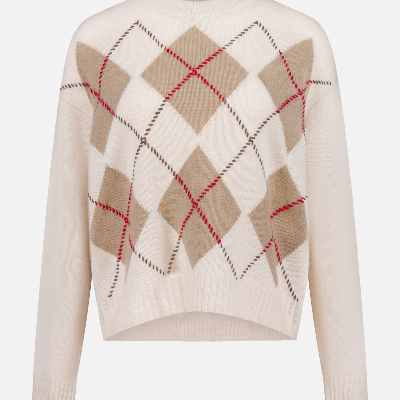 Cashmere Argyle Crewneck Sweater (14706339414379)
