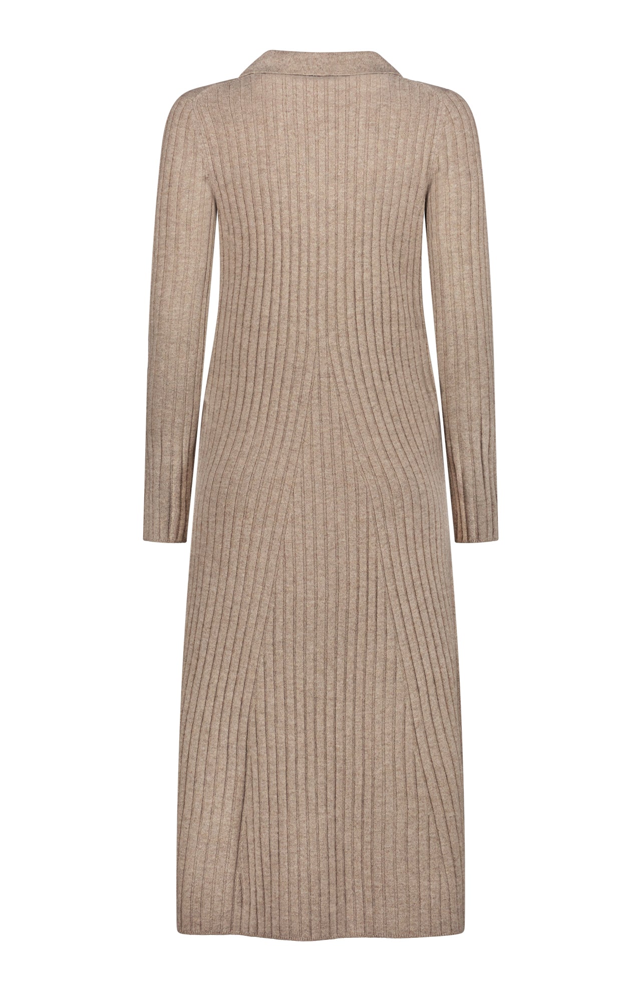 White Warren Women s Cashmere Blend Ribbed Polo Dress A.K. Rikk s