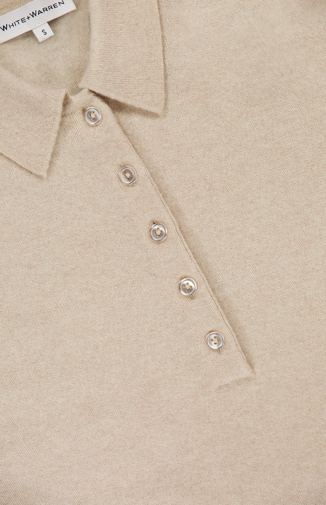 Cashmere Button Polo Shirt (14640418259307)
