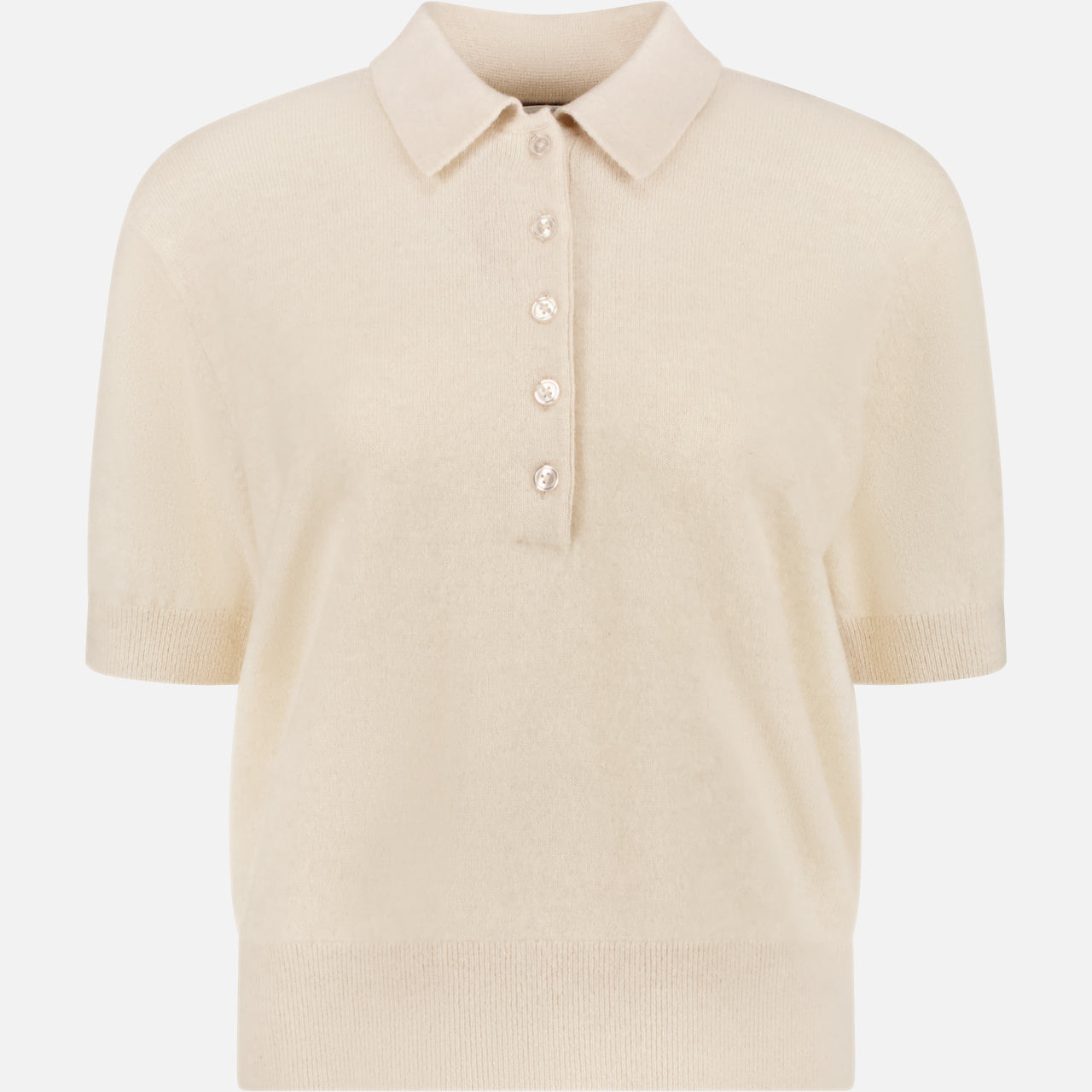 Cashmere Button Polo Shirt (14640418259307)