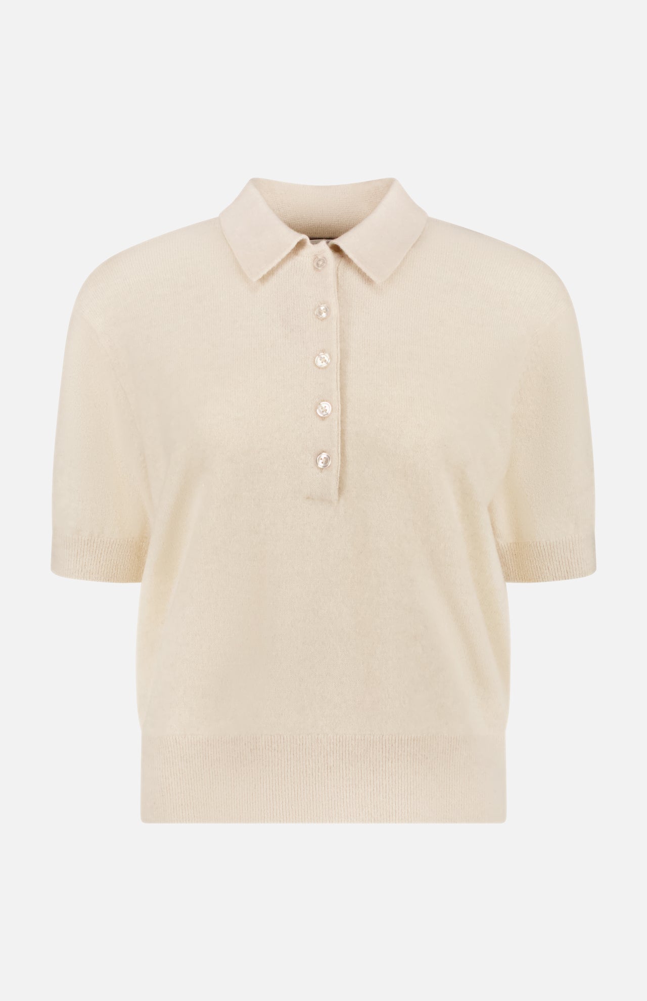 Cashmere Button Polo Shirt (14640418259307)