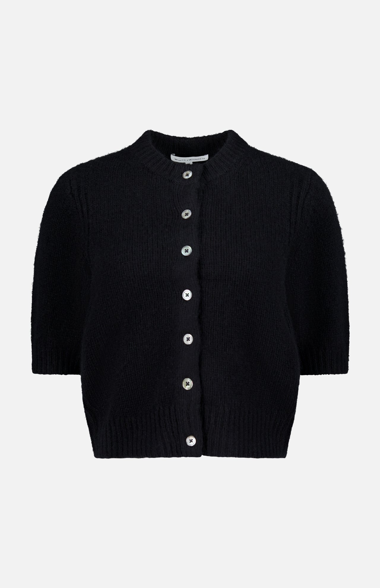 Cashmere Elbow Sleeve Cardigan (14698340614507)