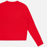 Cashmere Featherweight Cable Crew (7598129971315)