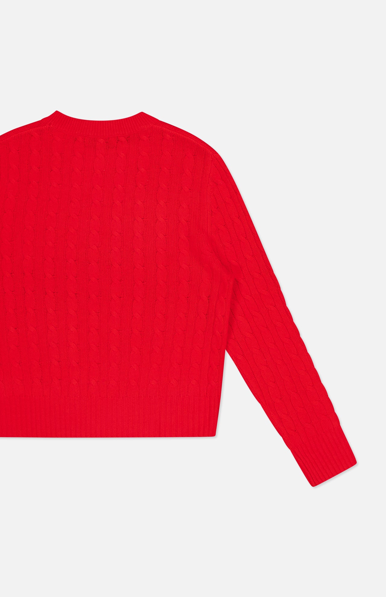 Cashmere Featherweight Cable Crew (7598129971315)