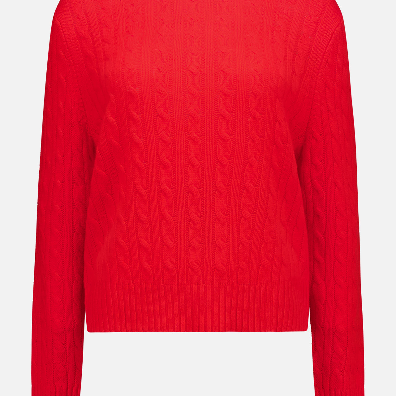 Cashmere Featherweight Cable Crew (7598129971315)
