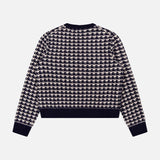 Printed Cashmere Crew Neck Sweater (14640418226539)